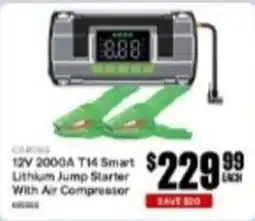 SuperCheap Auto Caross 12V 2000A T14 Smart Lithium Jump Starter With Air Compressor offer