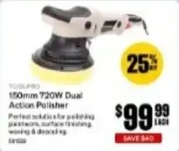 SuperCheap Auto Toolpro 150mm 720W Dual Action Polisher offer