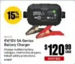SuperCheap Auto NOCO 6V/12V 5A Genius Battery Charger offer