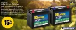 SuperCheap Auto Century AGM Mower Batteries offer