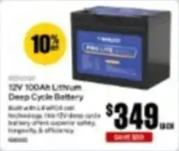 SuperCheap Auto BOSCH 12V 100Ah Lithium Deep Cycle Battery offer