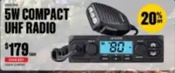 SuperCheap Auto Oricom 5W Compact UHF Radio offer