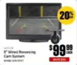 SuperCheap Auto Sator 5" Wired Reversing Cam System offer
