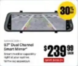 SuperCheap Auto Nanocare 9.3" Dual Channel Smart Mirror offer