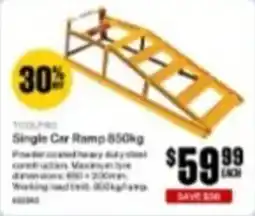 SuperCheap Auto Toolpro Single Car Ramp 850kg offer