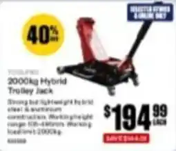 SuperCheap Auto Toolpro 2000kg Hybrid Trolley Jack offer