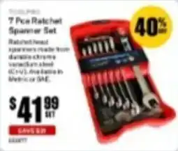 SuperCheap Auto Toolpro 7 Pce Ratchet Spanner Set offer