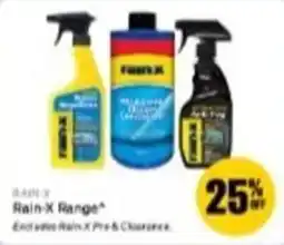 SuperCheap Auto Rain-X Range offer