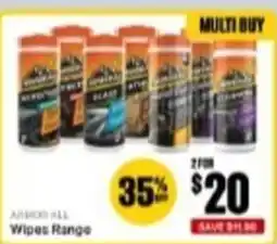 SuperCheap Auto Armor All Wipes Range offer