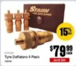 SuperCheap Auto Staun Tyre Deflators 4 Pack offer