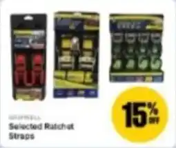 SuperCheap Auto Gripwell Selected Ratchet Straps offer