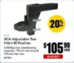 SuperCheap Auto SCA Adjustable Tow Hitch 16 Position offer