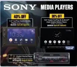 SuperCheap Auto Sony Digital Media Player with Bluetooth offer