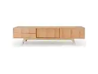 LivingStyles Eoin Wooden Sliding Door TV Unit, 210cm, Oak offer