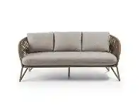 LivingStyles Poya Woven Rope Sofa, 3 Seater offer
