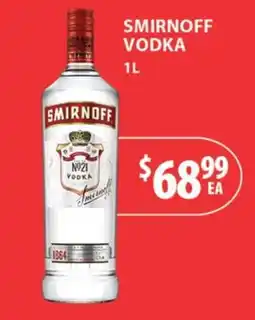Star Liquor Smirnoff Vodka offer