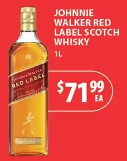 Star Liquor Johnnie Walker Red Label Scotch Whisky offer