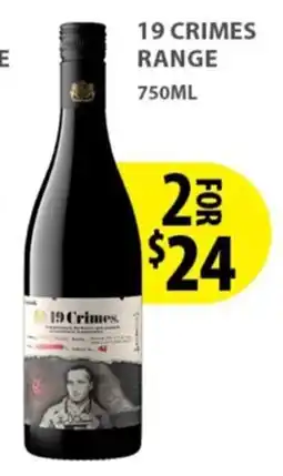 Star Liquor 19 Crimes offer