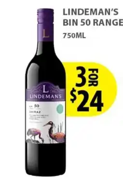 Star Liquor Lindeman's Bin 50 Shiraz offer