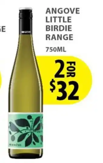Angove Little Birdie Range