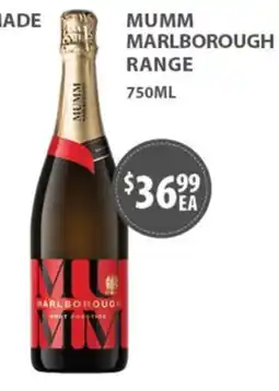 Star Liquor Mumm Marlborough Range offer
