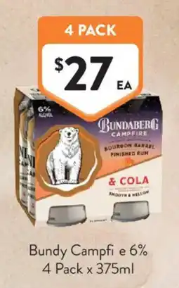 Foodworks Bundaberg Campfire & Cola offer