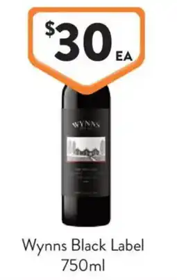 Foodworks Wynns Black Label offer