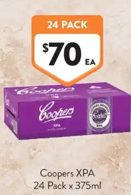 Foodworks Coopers XPA offer