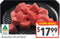 Supa Valu Australian Diced Beef offer