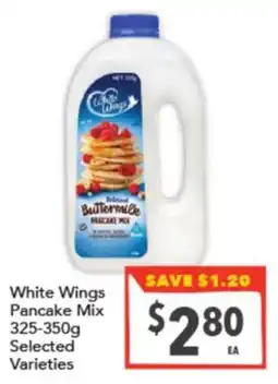 Supa Valu White Wings Pancake Mix offer
