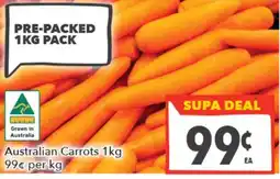 Supa Valu Australian Carrots offer