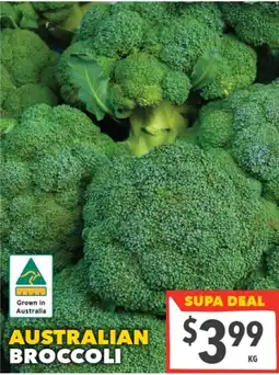 Supa Valu Australian Broccoli offer