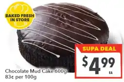 Supa Valu Chocolate Mud Cake offer