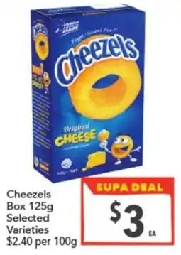 Supa Valu Cheezels offer