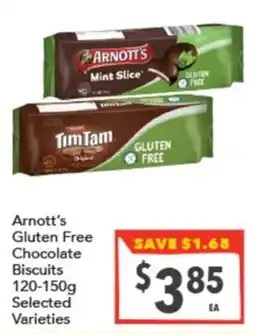 Supa Valu Arnott's Gluten Free Chocolate Biscuits offer
