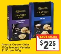 Supa Valu Arnott's Cracker Chips Selected Varieties offer