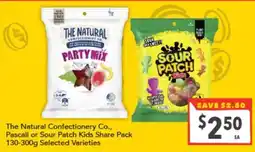 Supa Valu The Natural Confectionery Co. Pascal or Sour Patch Kids Share Pack offer