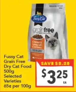 Supa Valu Fussy Cat Grain Free Dry Cat Food offer