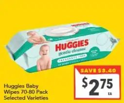 Supa Valu Huggies Baby Wipes offer