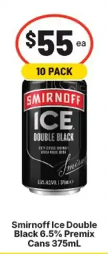 Supa Valu Smirnoff Ice Double Black Premix offer