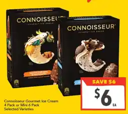 Supa Valu Connoisseur Gourmet Ice Cream offer