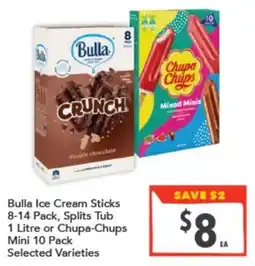 Supa Valu Bulla Ice Cream Sticks offer