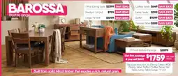 ComfortStyle Furniture & Bedding Barossa lifestyle range offer
