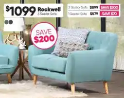 ComfortStyle Furniture & Bedding Rockwell 3 Seater Sofa offer