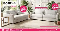 ComfortStyle Furniture & Bedding Camilla 4 Seater Sofa offer