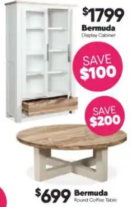 ComfortStyle Furniture & Bedding Bermuda Display Cabinet offer