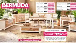 ComfortStyle Furniture & Bedding Bermuda lifestyle range offer