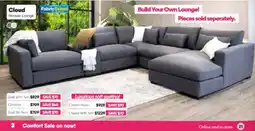 ComfortStyle Furniture & Bedding Cloud Modular Lounge offer