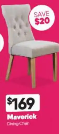 ComfortStyle Furniture & Bedding Maverick Dining Chair offer