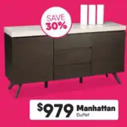 ComfortStyle Furniture & Bedding Manhattan Buffet offer